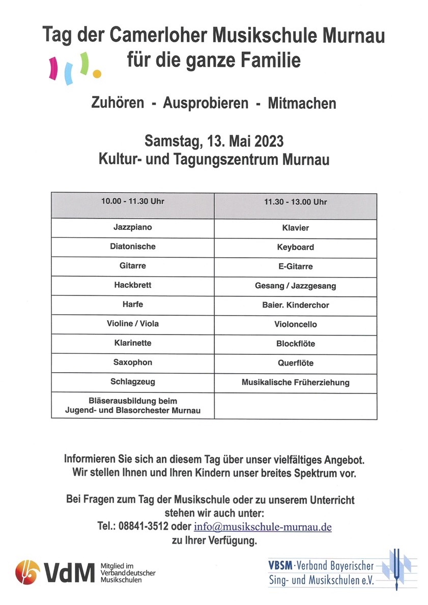 Tag der Musikschule 2023